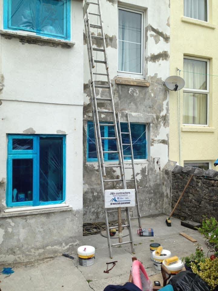 Render repair work in Helston