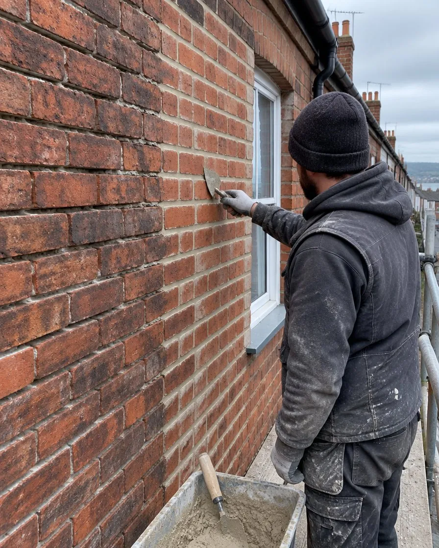 Brickwork and repointing in Helston