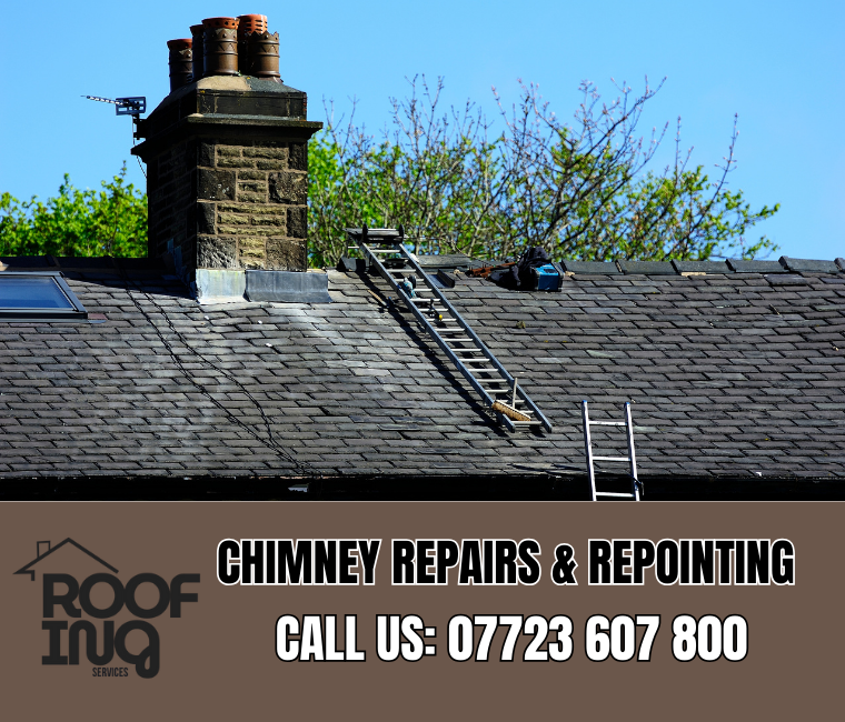 Chimney repair and repointing services in Helston