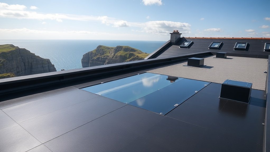 Flat roof installation in Helston