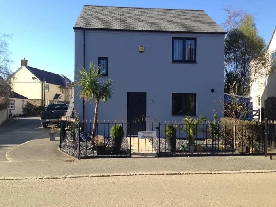 Finished exterior painting and roofline work in Helston